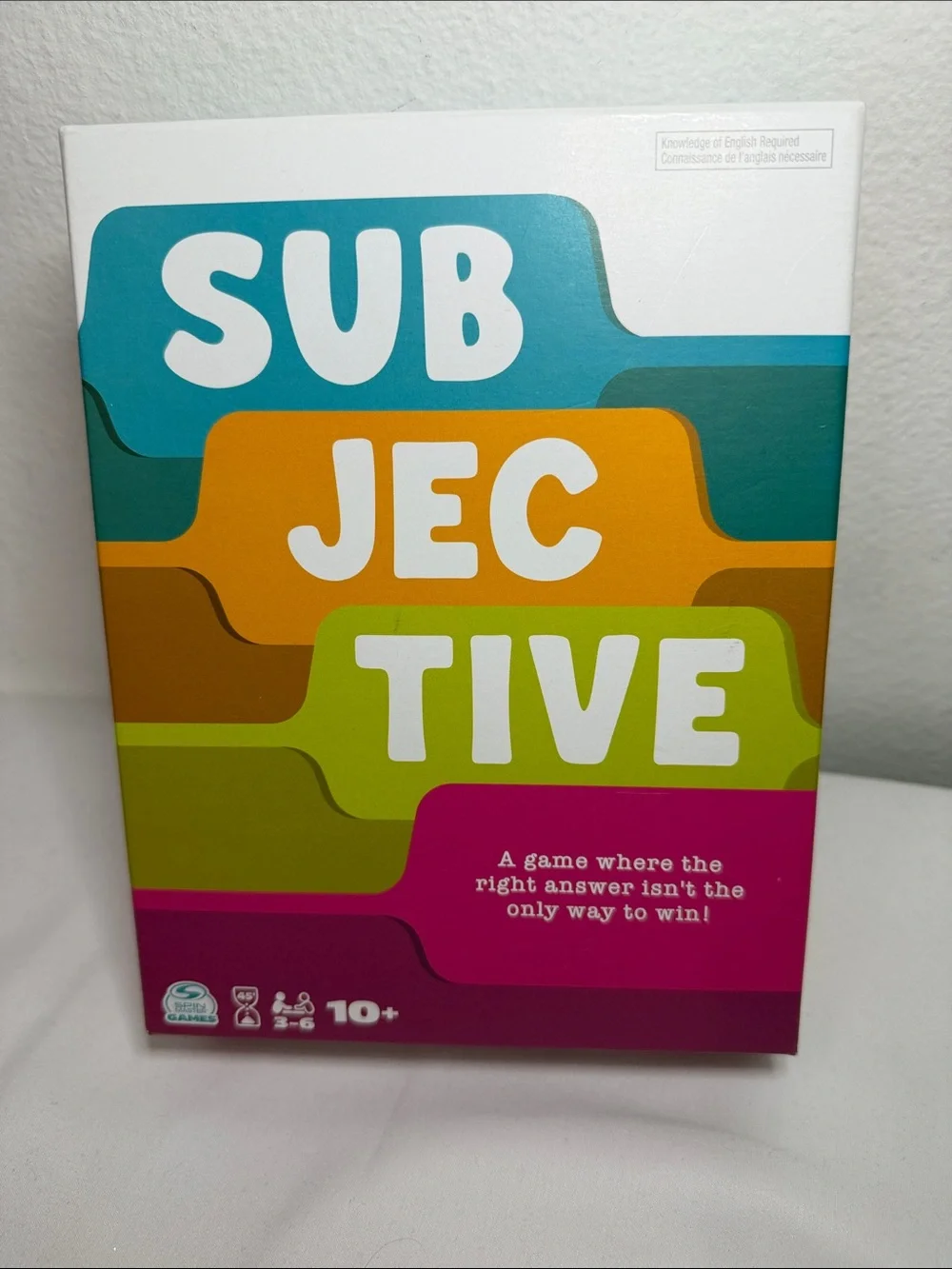 Spin Master Games Subjective- APersonality Trivia Game for Fun Family Game Night